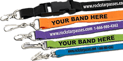 Upgrade Your Passes With Custom Lanyards to Give Your Guests RockStar Treatment!